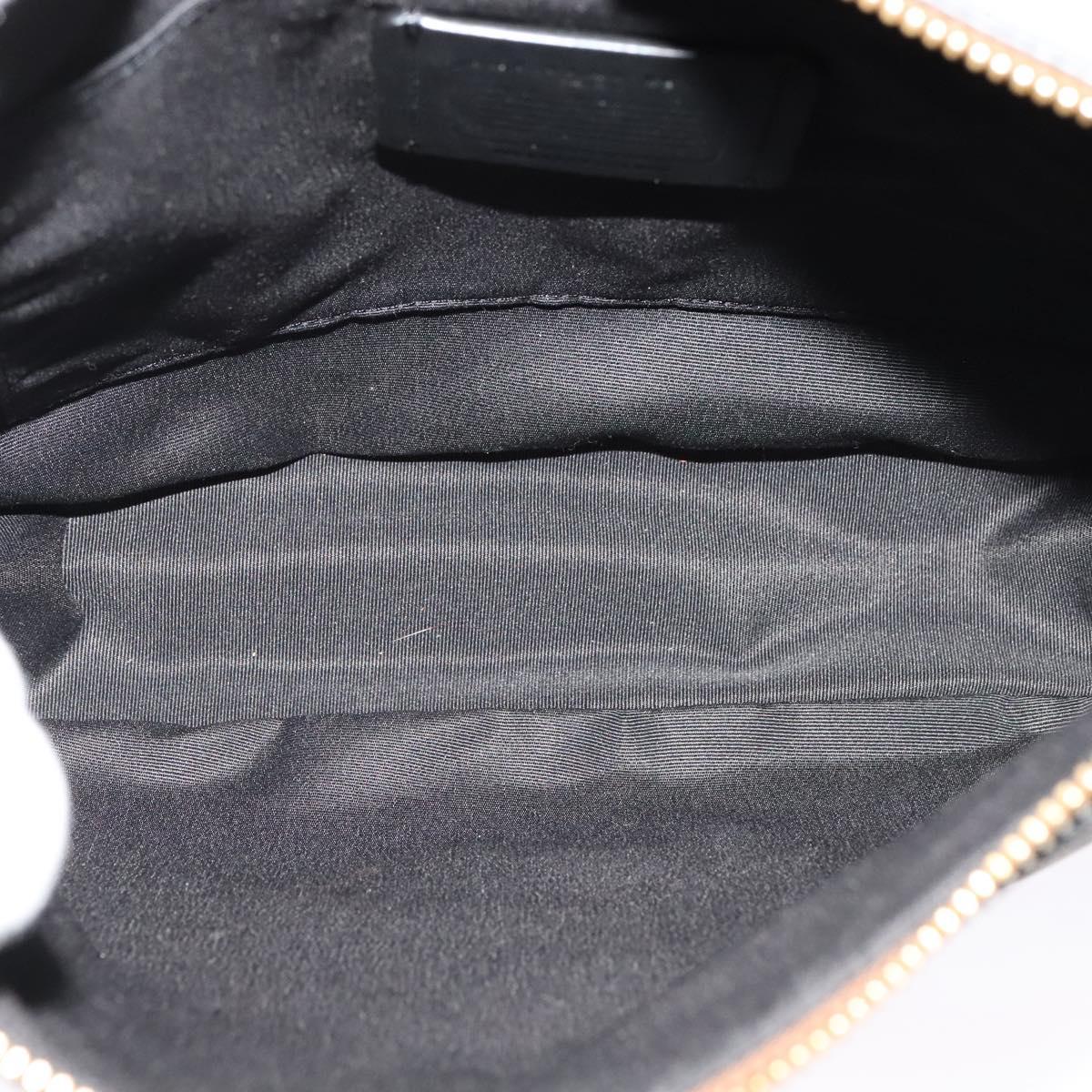 Coach Signature Shoulder Bag PVC Beige Gold Auth bs26966