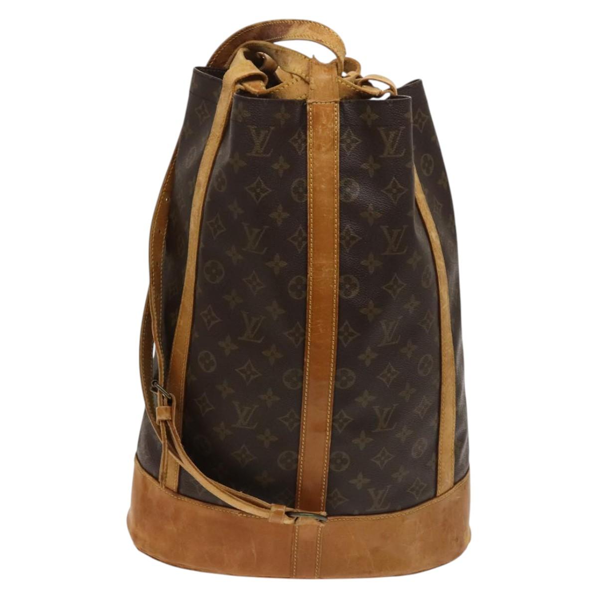 LOUIS VUITTON Monogram Randonnee GM Shoulder Bag M42244 LV Auth bs26974