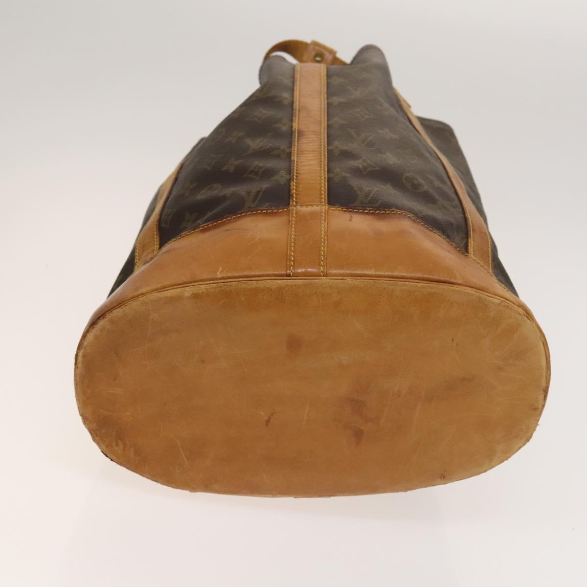 LOUIS VUITTON Monogram Randonnee GM Shoulder Bag M42244 LV Auth bs26974