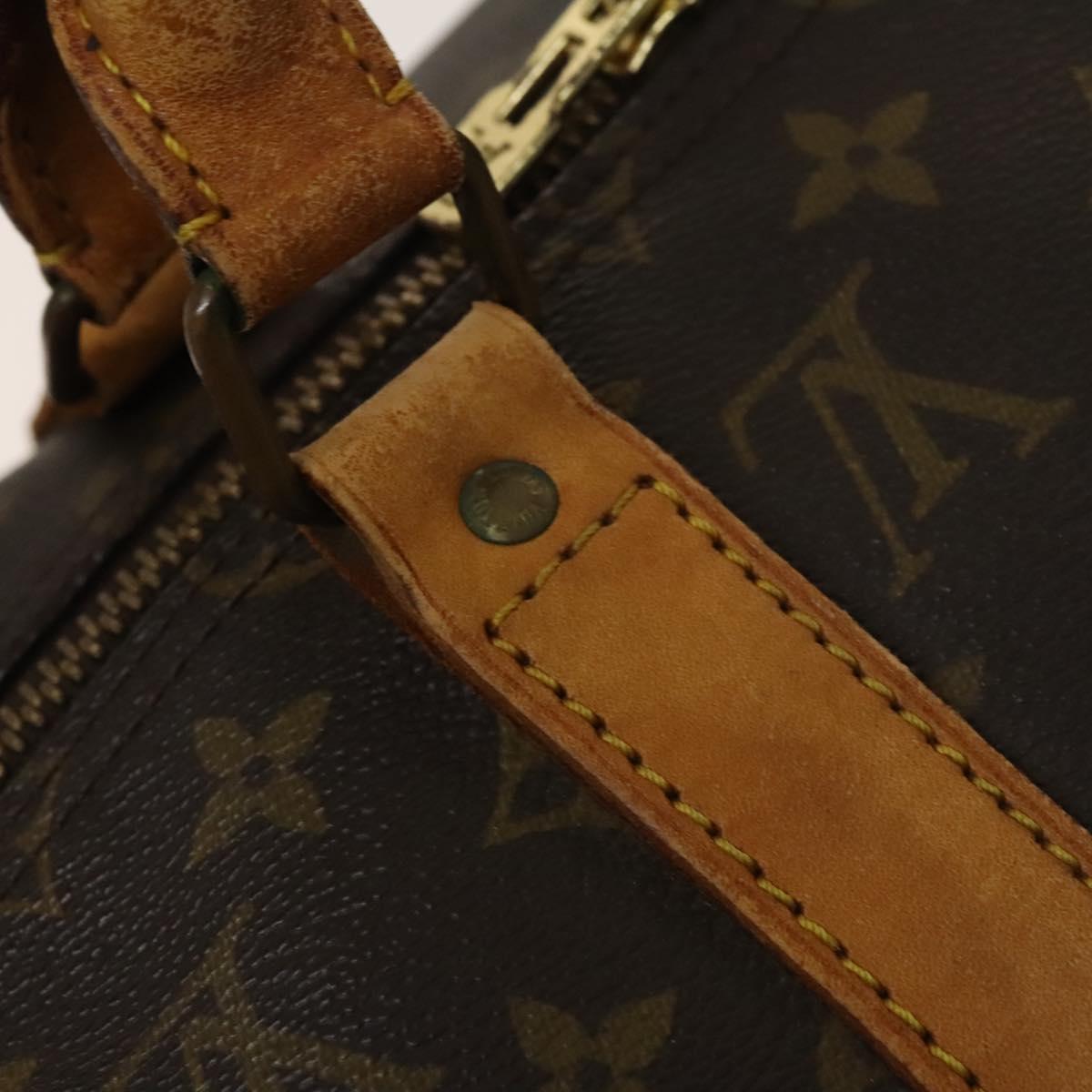 LOUIS VUITTON Monogram Keepall 50 Boston Bag M41426 LV Auth bs26975