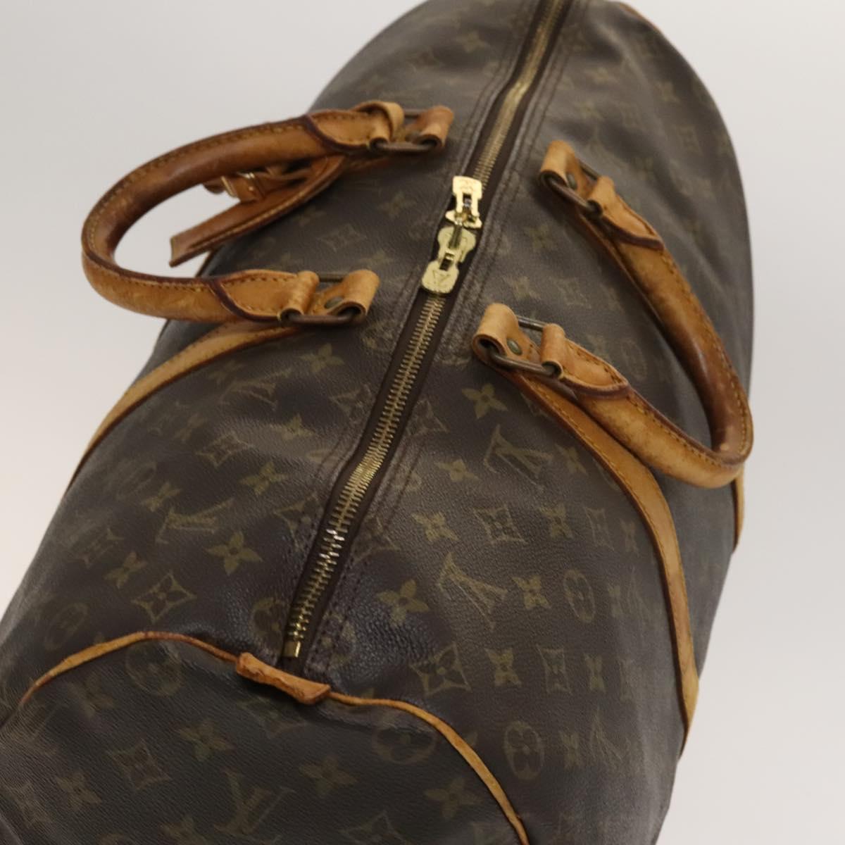 LOUIS VUITTON Monogram Keepall 50 Boston Bag M41426 LV Auth bs26975