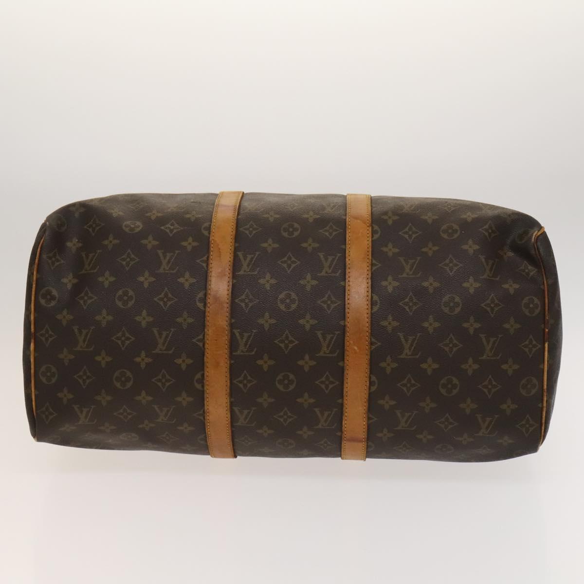 LOUIS VUITTON Monogram Keepall 50 Boston Bag M41426 LV Auth bs26975