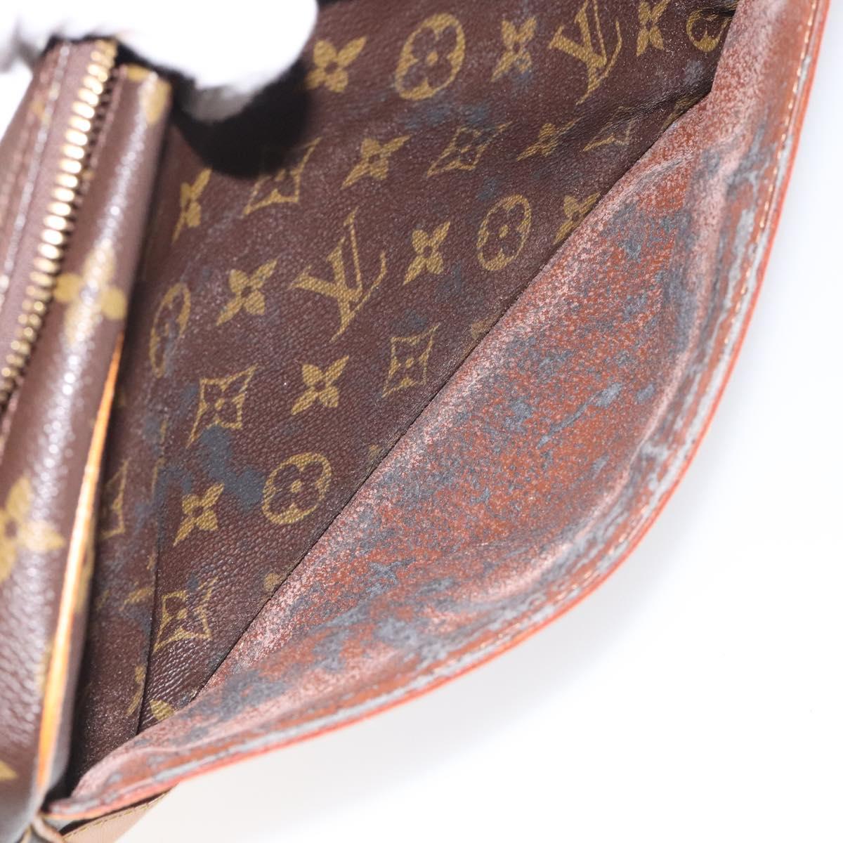 LOUIS VUITTON Monogram Compiegne 28 Clutch Bag M51845 LV Auth bs26976