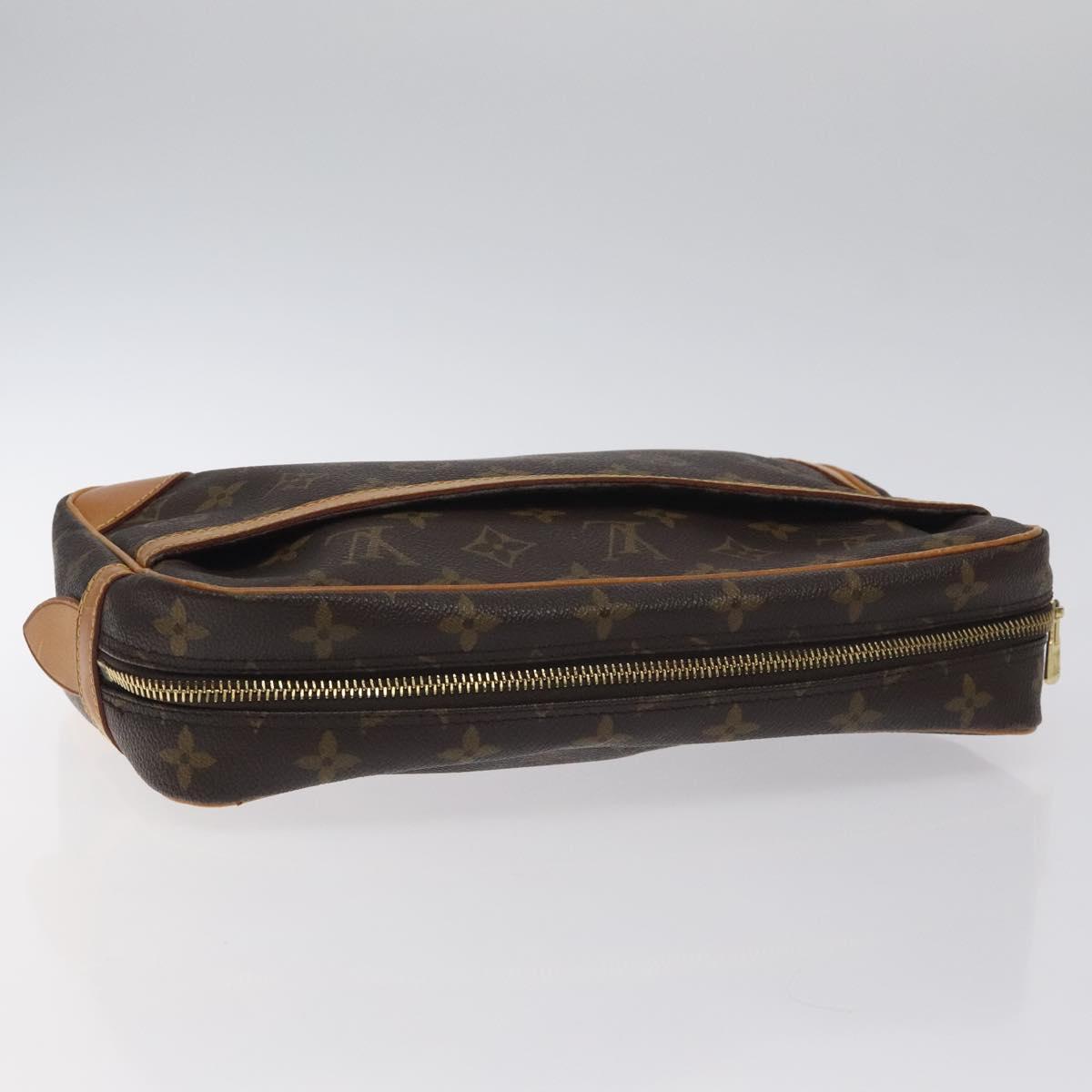 LOUIS VUITTON Monogram Compiegne 28 Clutch Bag M51845 LV Auth bs26976