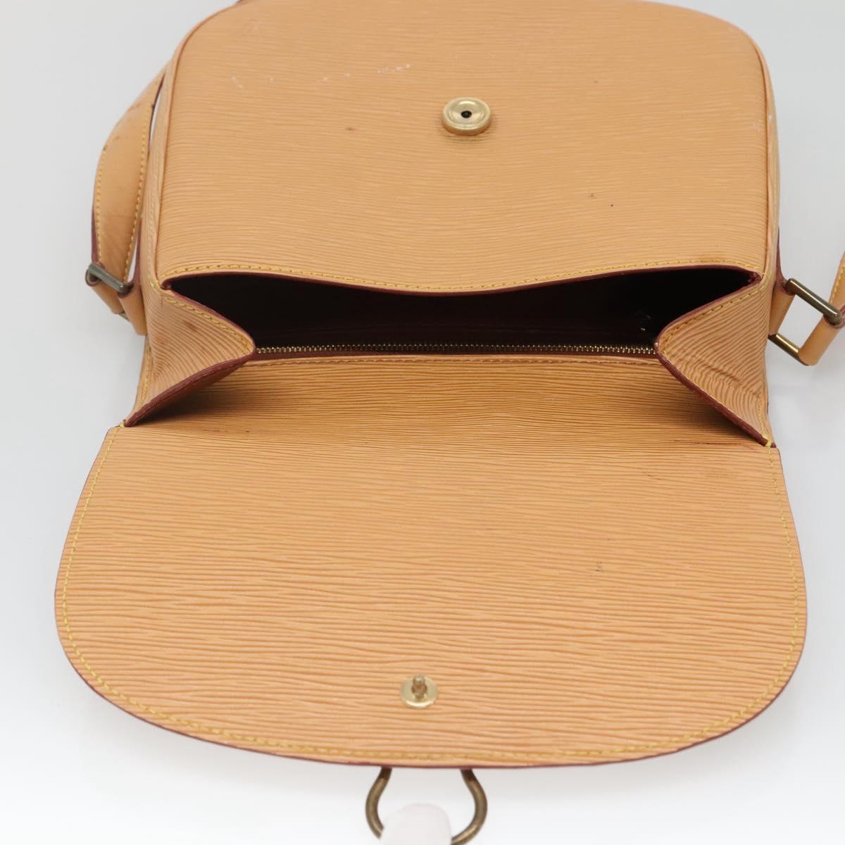 LOUIS VUITTON Epi Saint Cloud GM Shoulder Bag Beige M52196 LV Auth bs26977