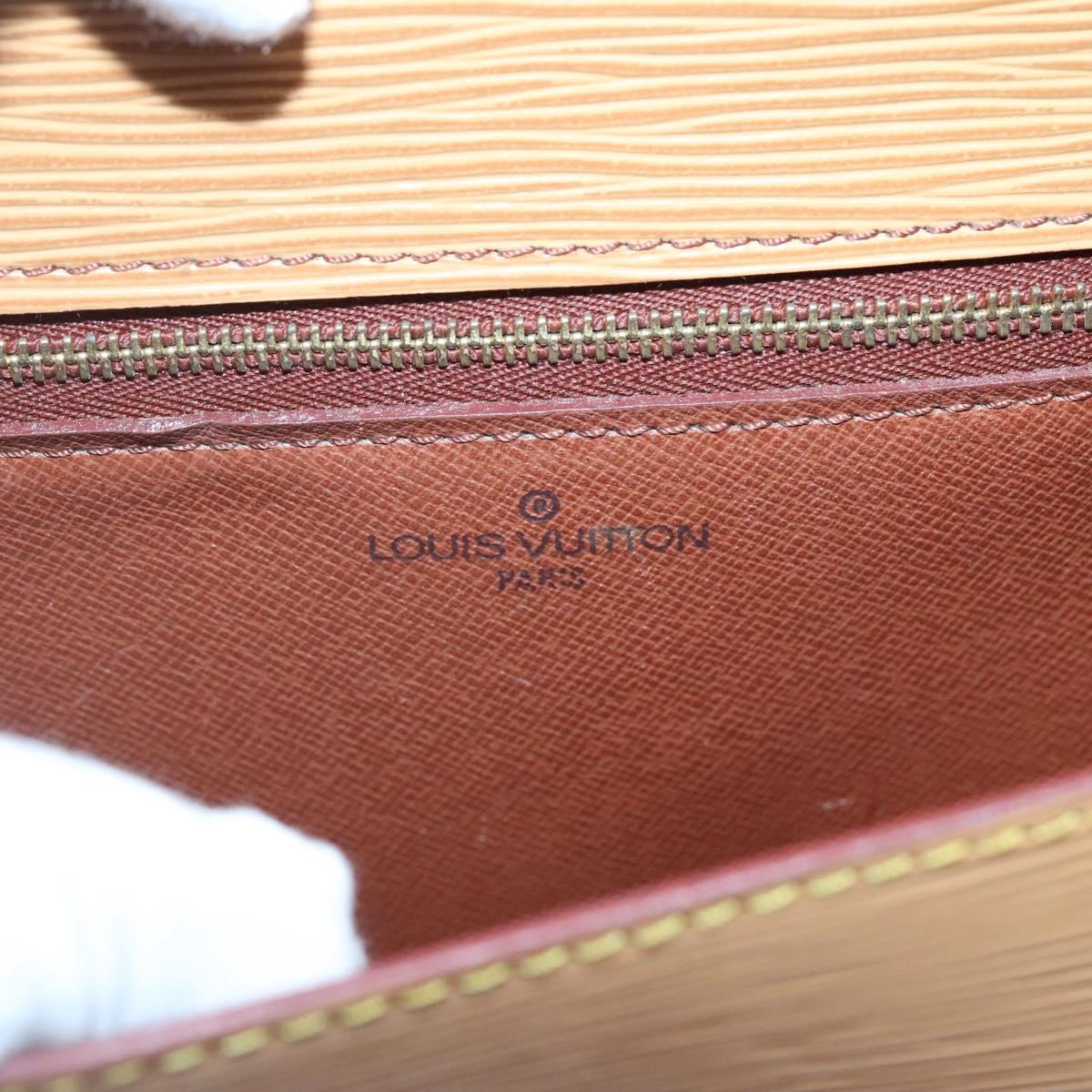 LOUIS VUITTON Epi Saint Cloud GM Shoulder Bag Beige M52196 LV Auth bs26977