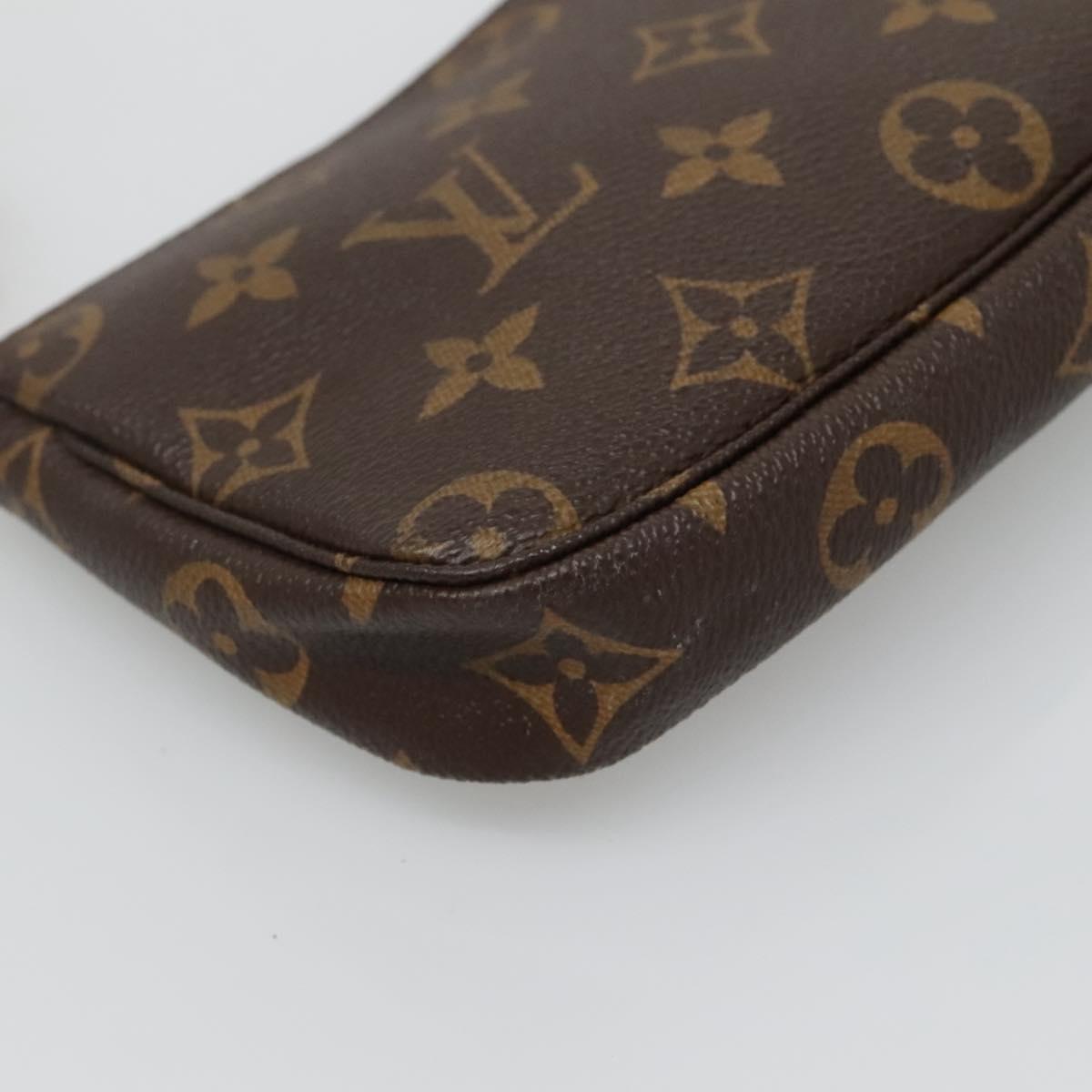 LOUIS VUITTON Monogram Mini Pochette Accessoires Pouch M58009 LV Auth bs26979