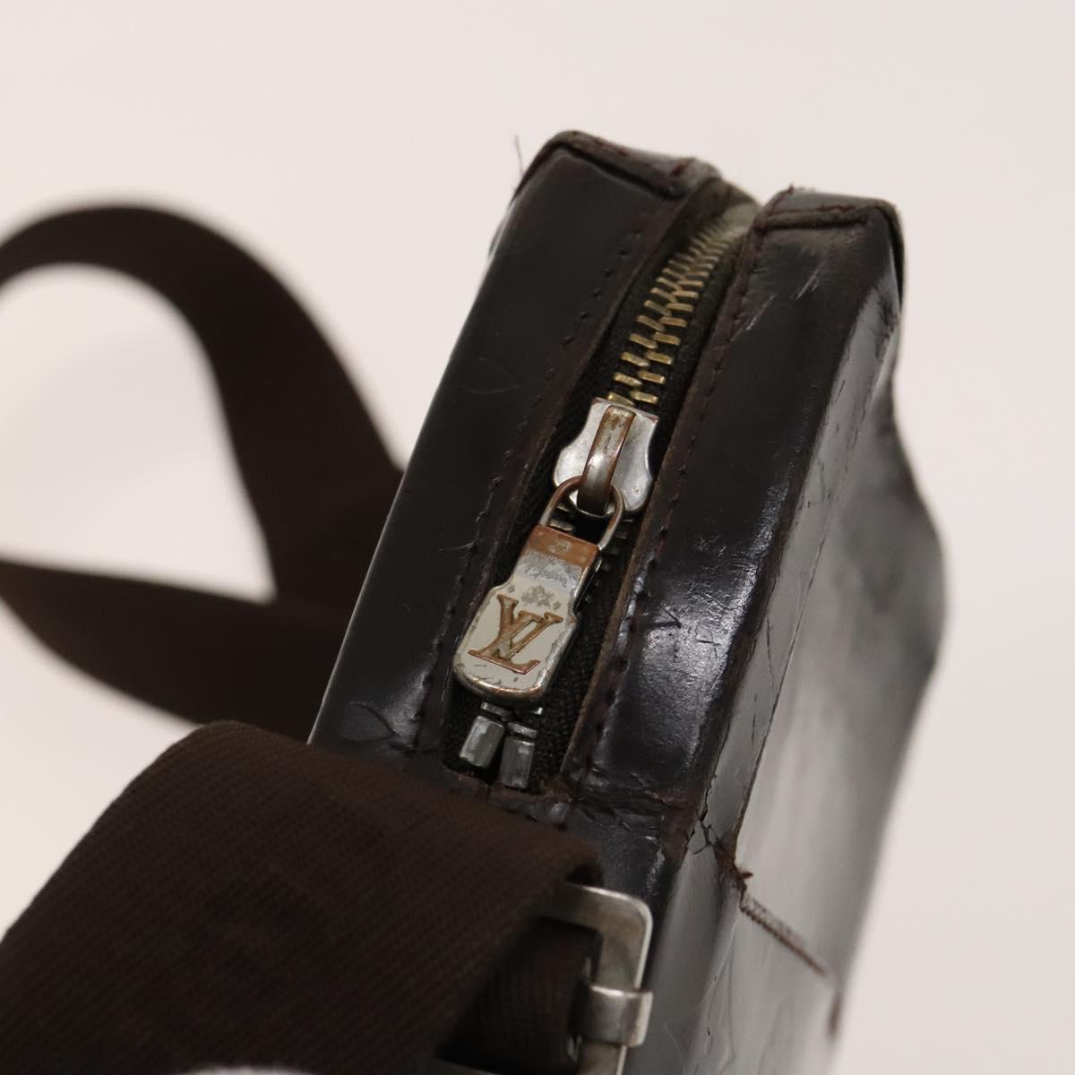 LOUIS VUITTON Monogram Lace Bobby Shoulder Bag Brown M46520 LV Auth bs27004