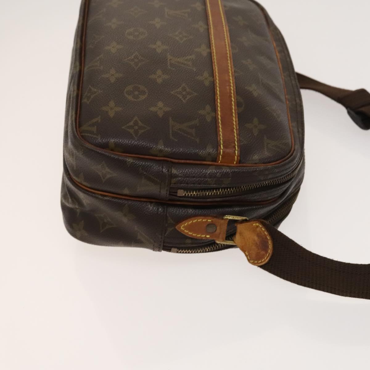 LOUIS VUITTON Monogram Reporter PM Shoulder Bag M45254 LV Auth bs27024