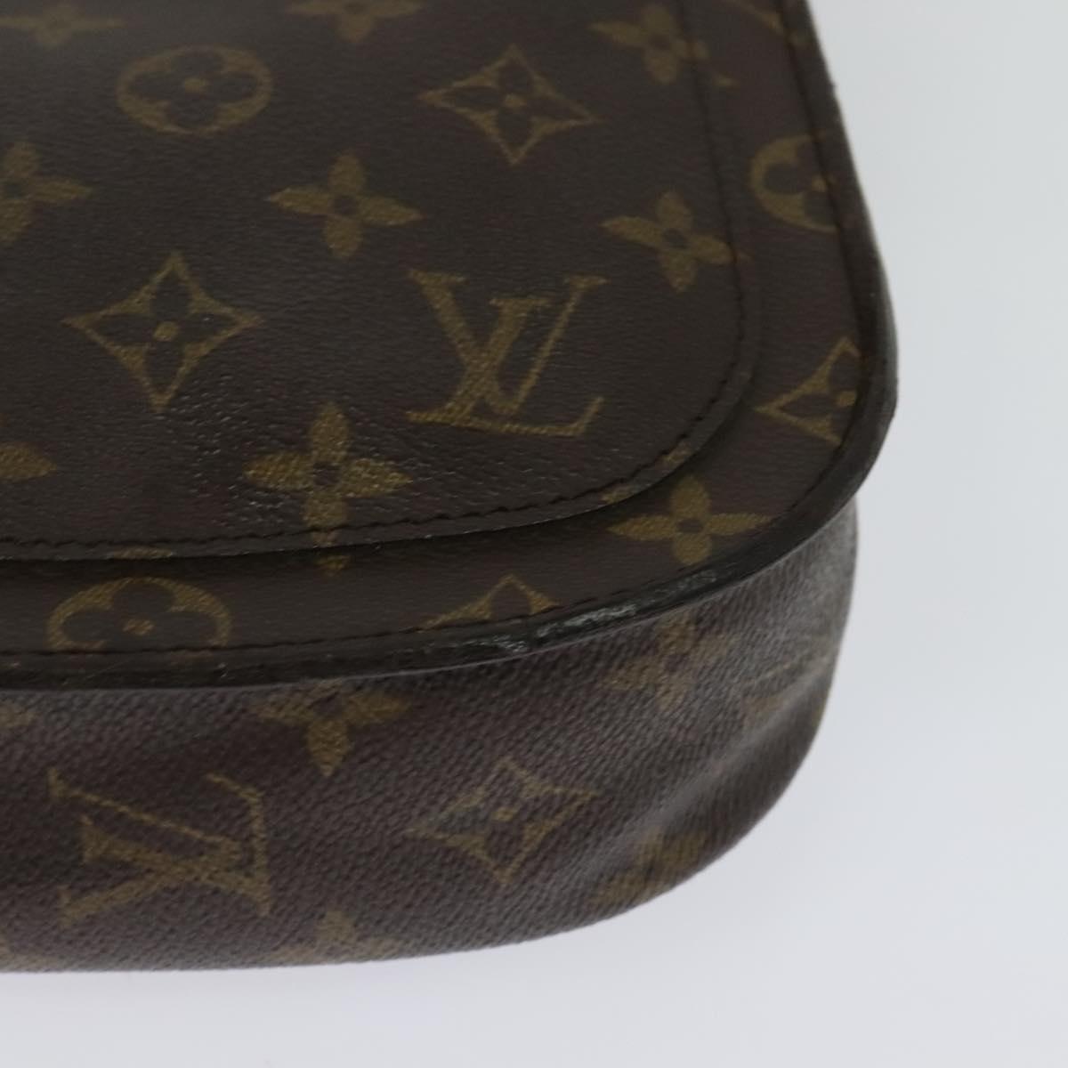 LOUIS VUITTON Monogram Saint Cloud GM Shoulder Bag M51242 LV Auth bs27034
