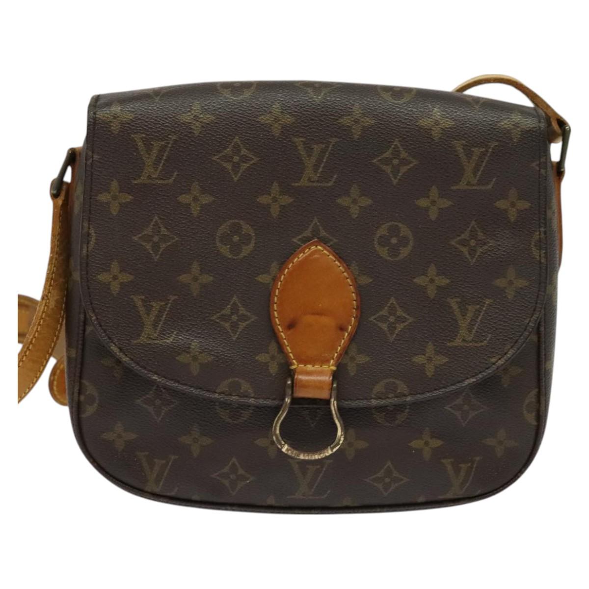 LOUIS VUITTON Monogram Saint Cloud GM Shoulder Bag M51242 LV Auth bs27034