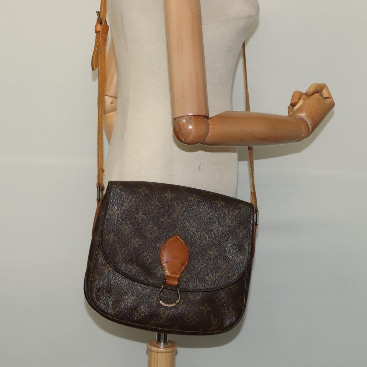 LOUIS VUITTON Monogram Saint Cloud GM Shoulder Bag M51242 LV Auth bs27034