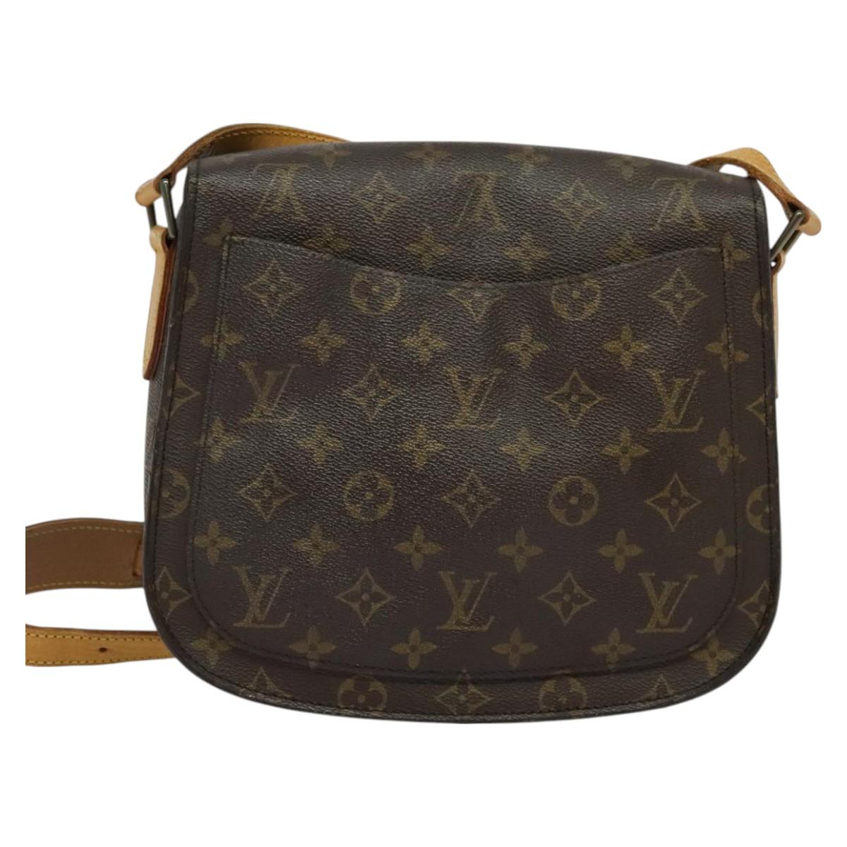 LOUIS VUITTON Monogram Saint Cloud GM Shoulder Bag M51242 LV Auth bs27034