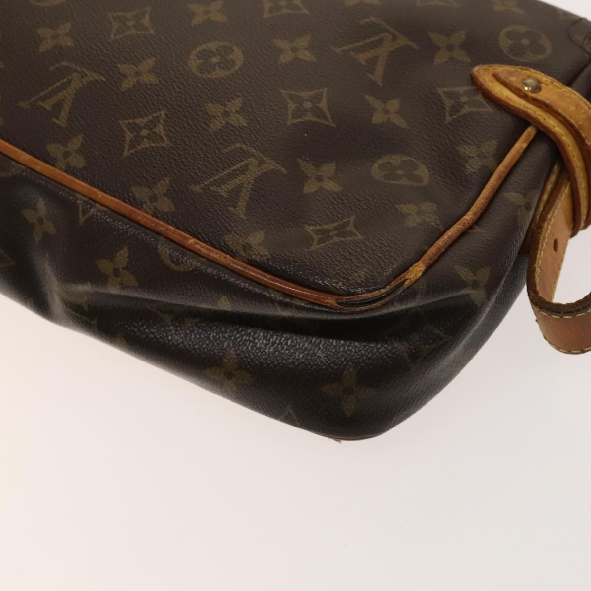 LOUIS VUITTON Monogram Hudson PM Shoulder Bag M40027 LV Auth bs27036