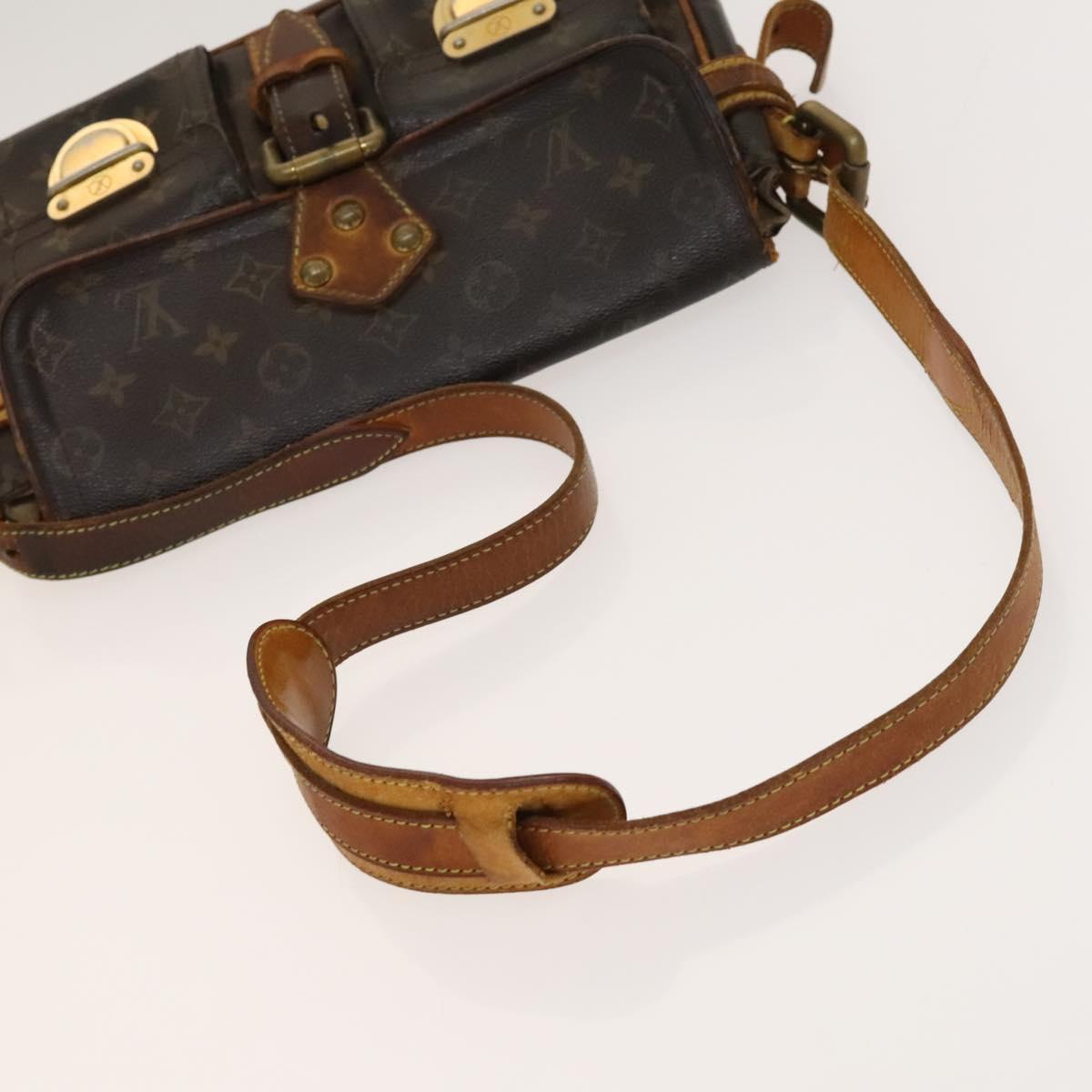 LOUIS VUITTON Monogram Hudson PM Shoulder Bag M40027 LV Auth bs27036