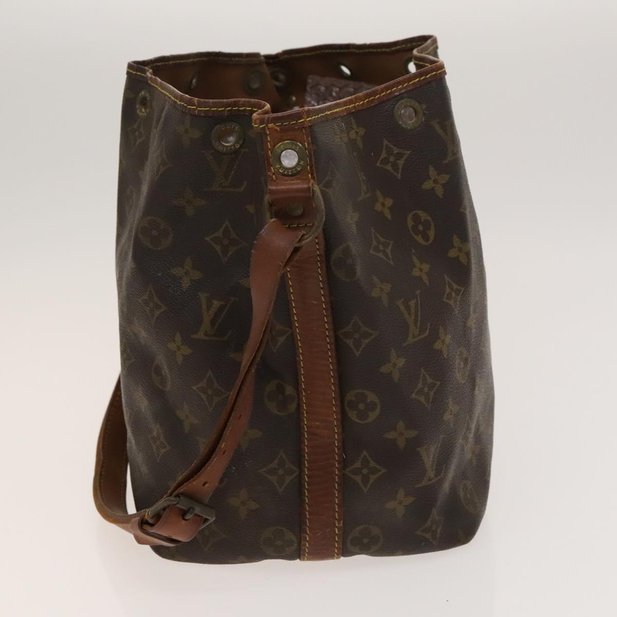 LOUIS VUITTON Monogram Petit Noe Shoulder Bag M42226 LV Auth bs27038