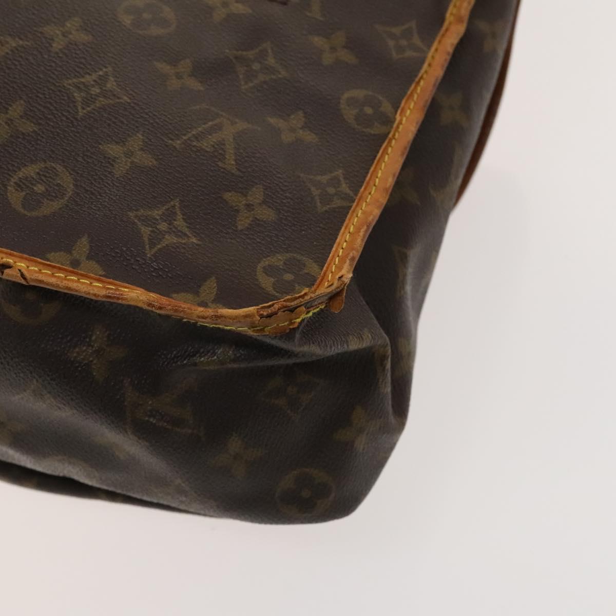 LOUIS VUITTON Monogram Gibeciere GM Shoulder Bag M42246 LV Auth bs27042