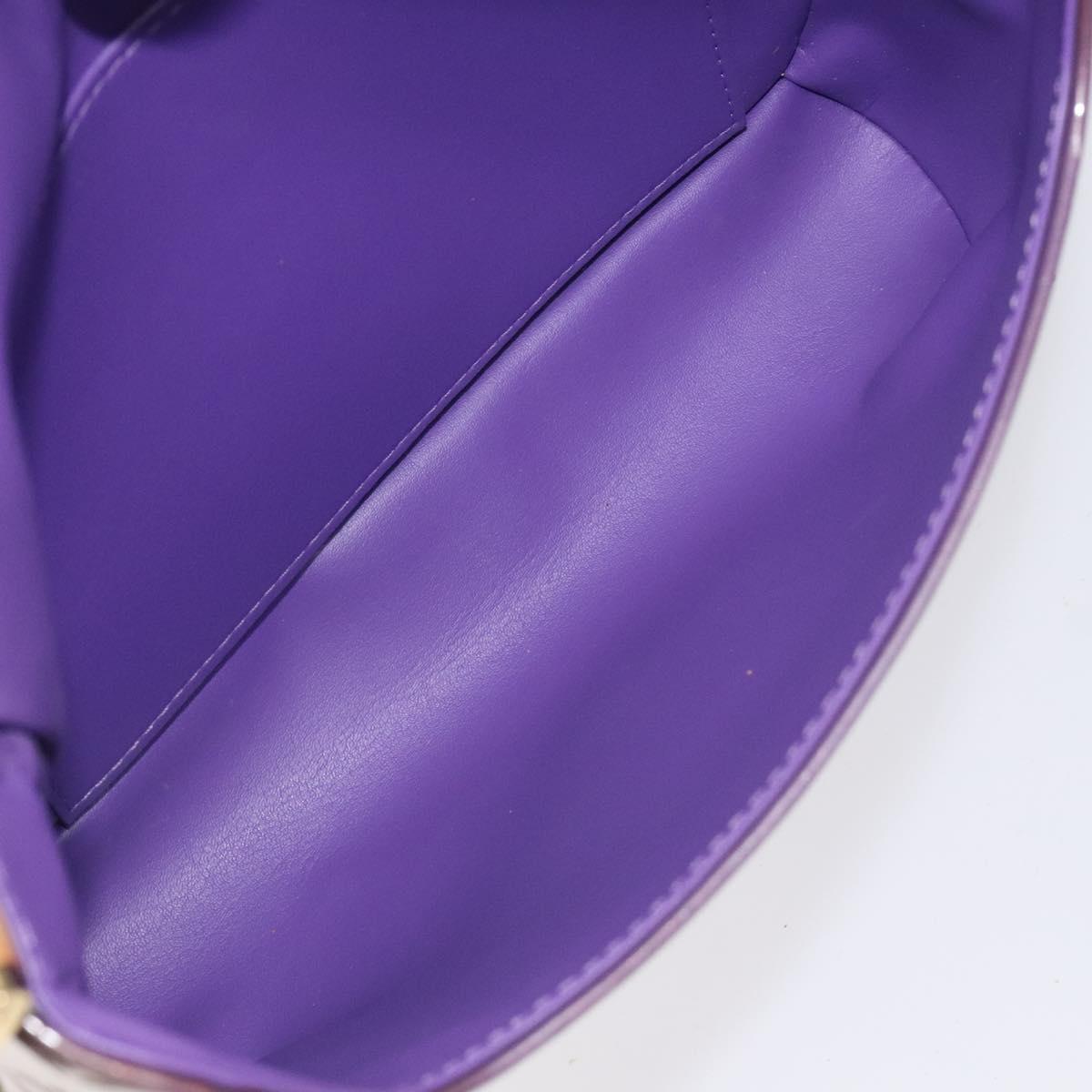 LOUIS VUITTON Monogram Vernis Thompson Street Bag Viole M91095 LV Auth bs27050