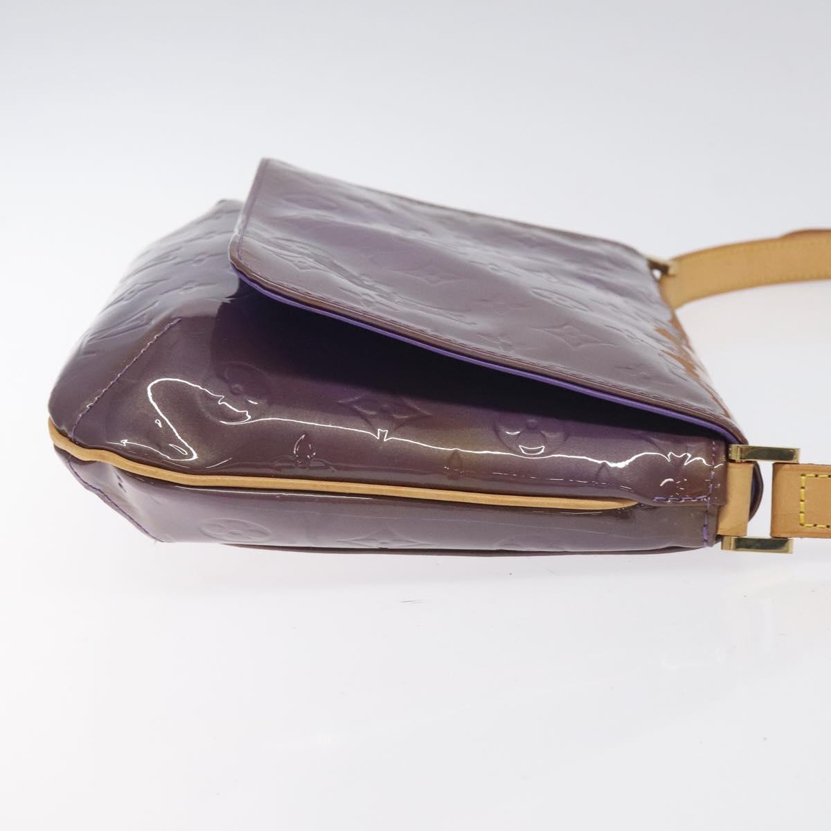LOUIS VUITTON Monogram Vernis Thompson Street Bag Viole M91095 LV Auth bs27050