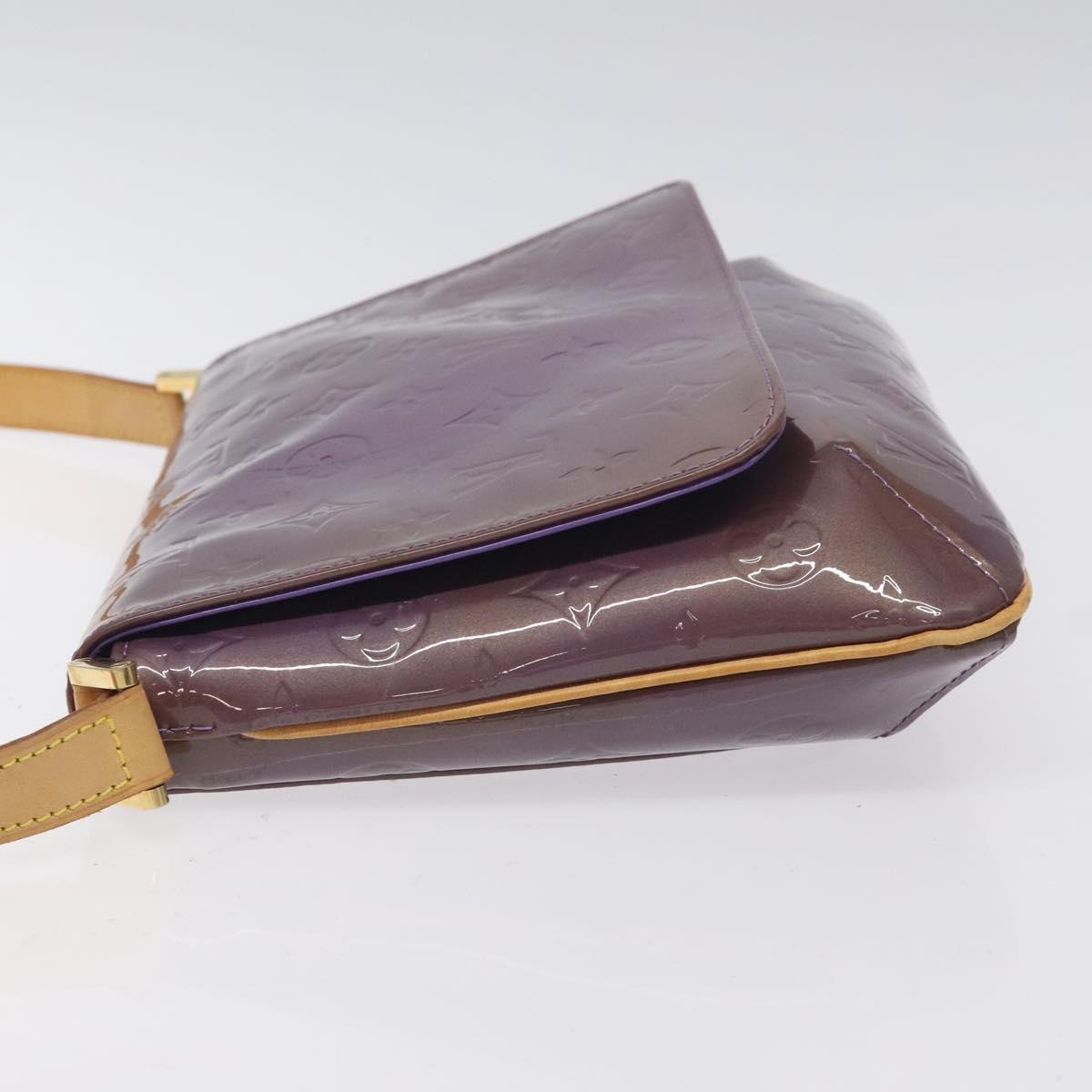 LOUIS VUITTON Monogram Vernis Thompson Street Bag Viole M91095 LV Auth bs27050