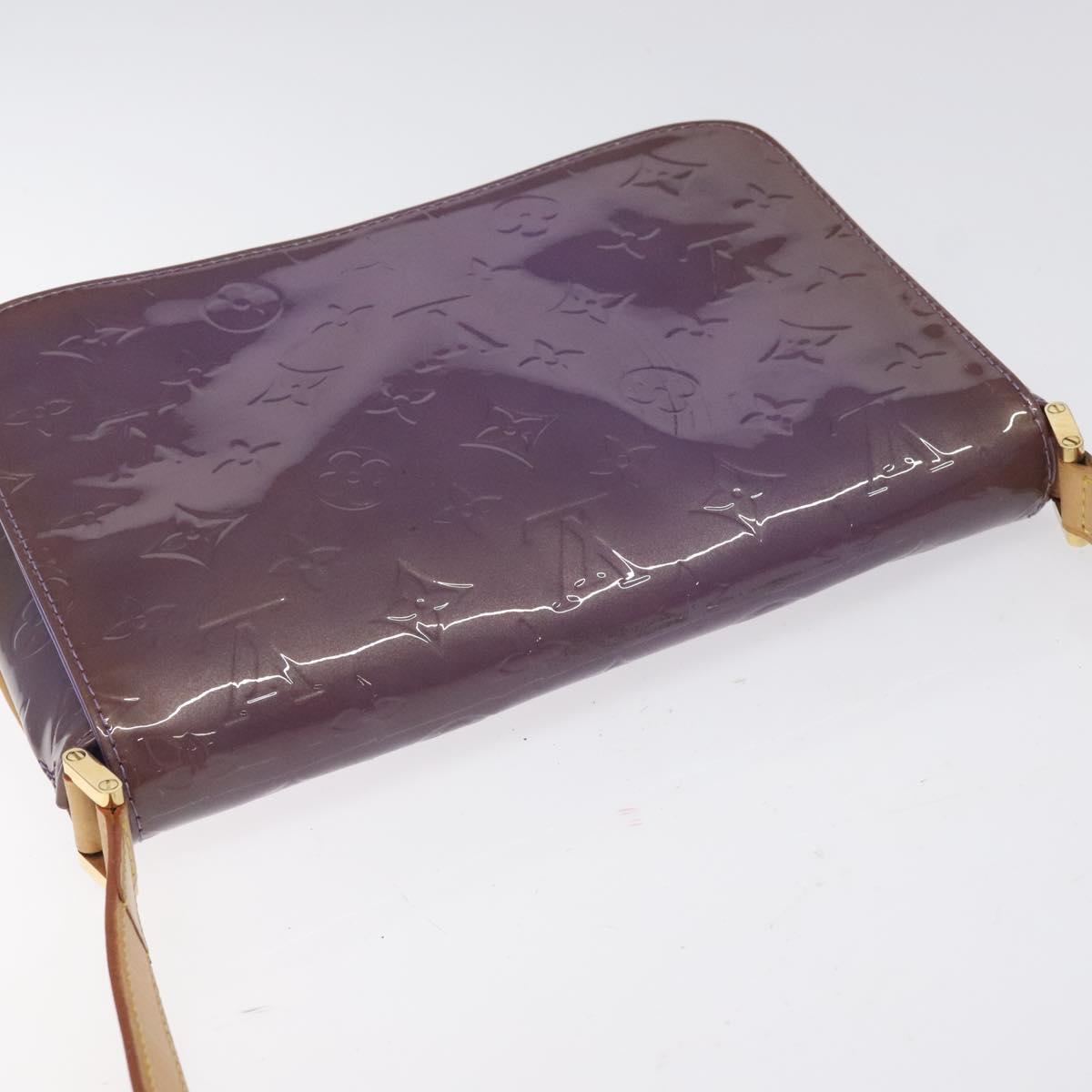 LOUIS VUITTON Monogram Vernis Thompson Street Bag Viole M91095 LV Auth bs27050