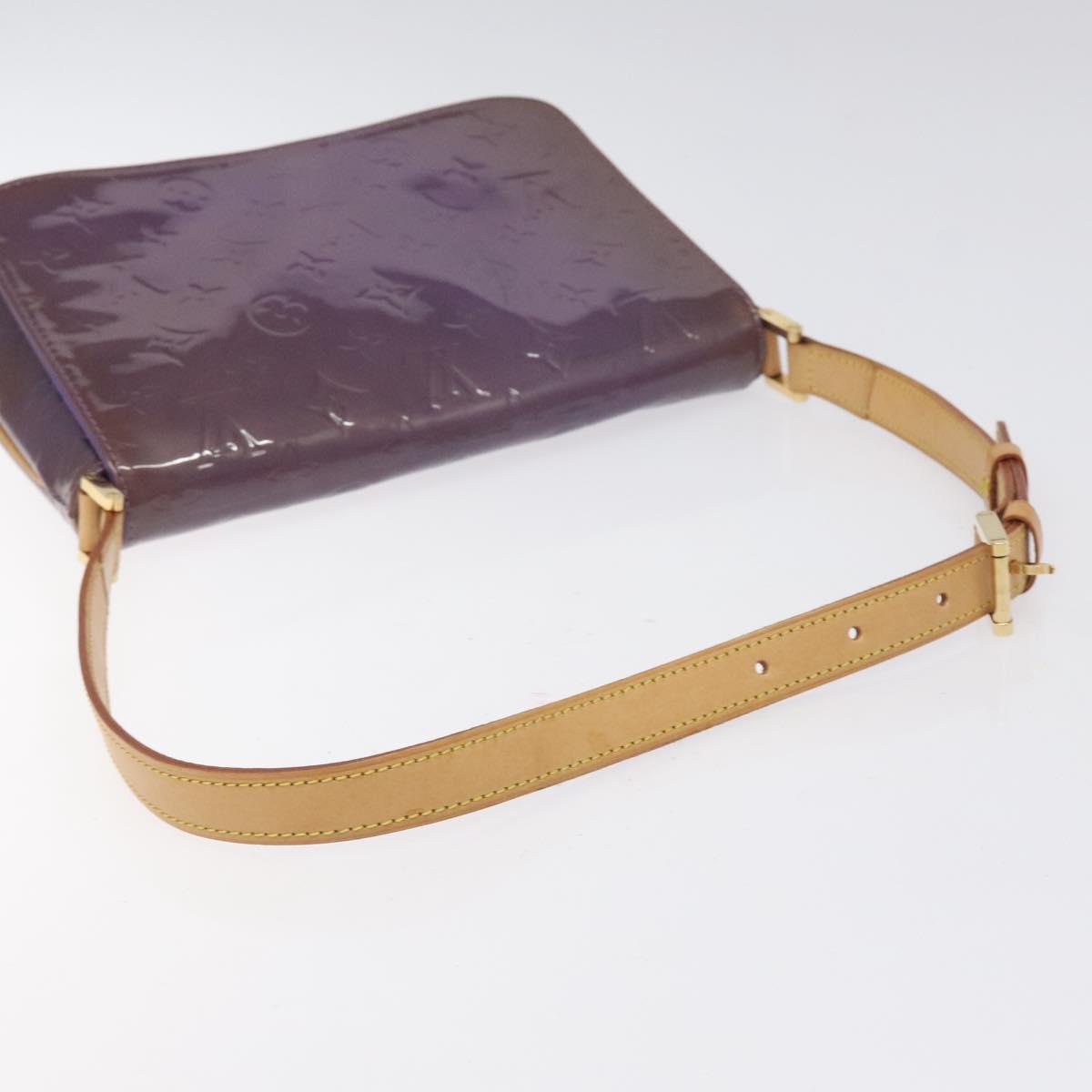LOUIS VUITTON Monogram Vernis Thompson Street Bag Viole M91095 LV Auth bs27050