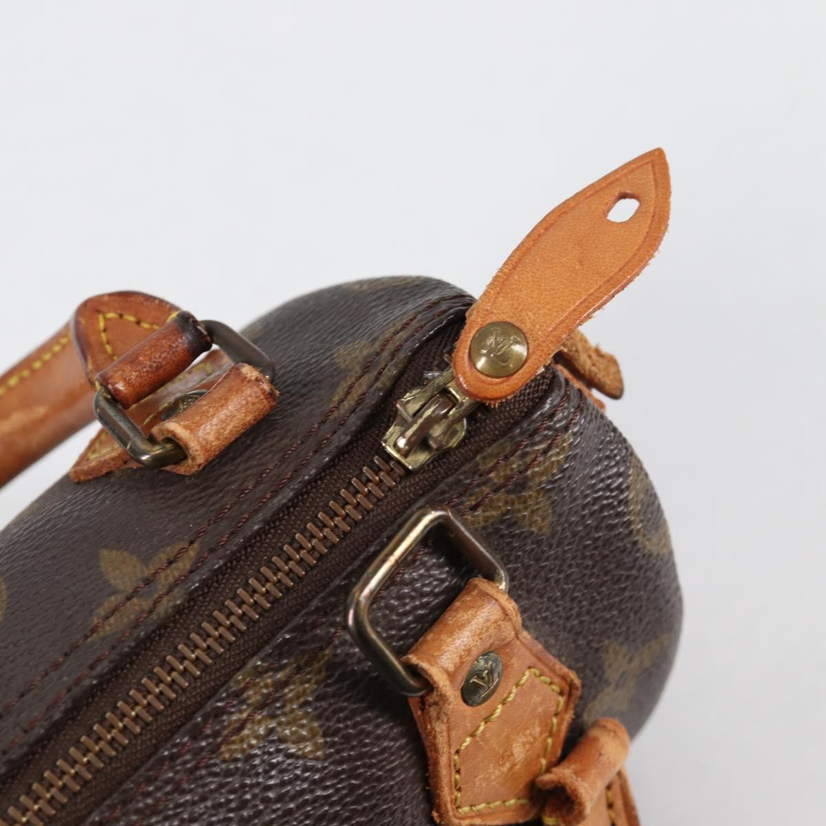 LOUIS VUITTON Monogram Mini Speedy Hand Bag M41534 LV Auth bs27057