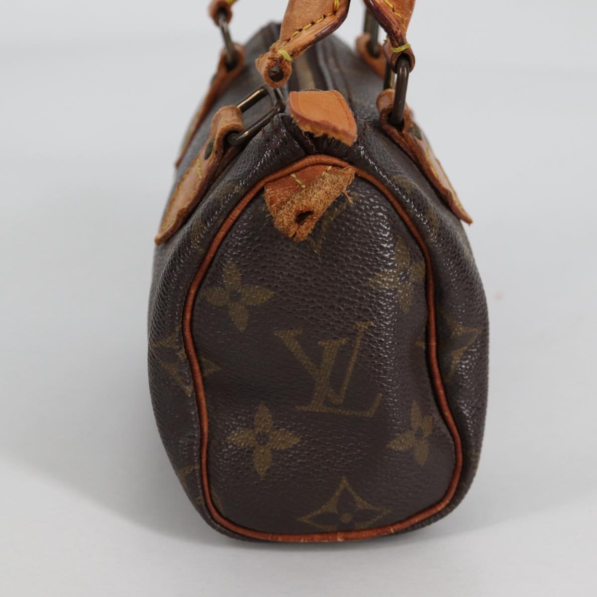 LOUIS VUITTON Monogram Mini Speedy Hand Bag M41534 LV Auth bs27057