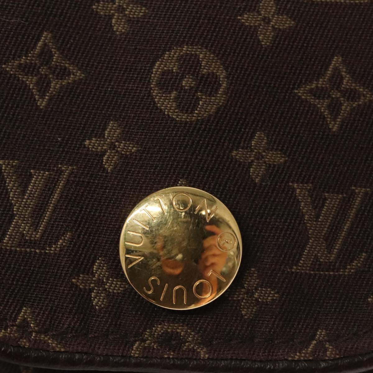 LOUIS VUITTON Monogram Mini Pochette Cancun Pouch Brown M95313 LV Auth bs27191