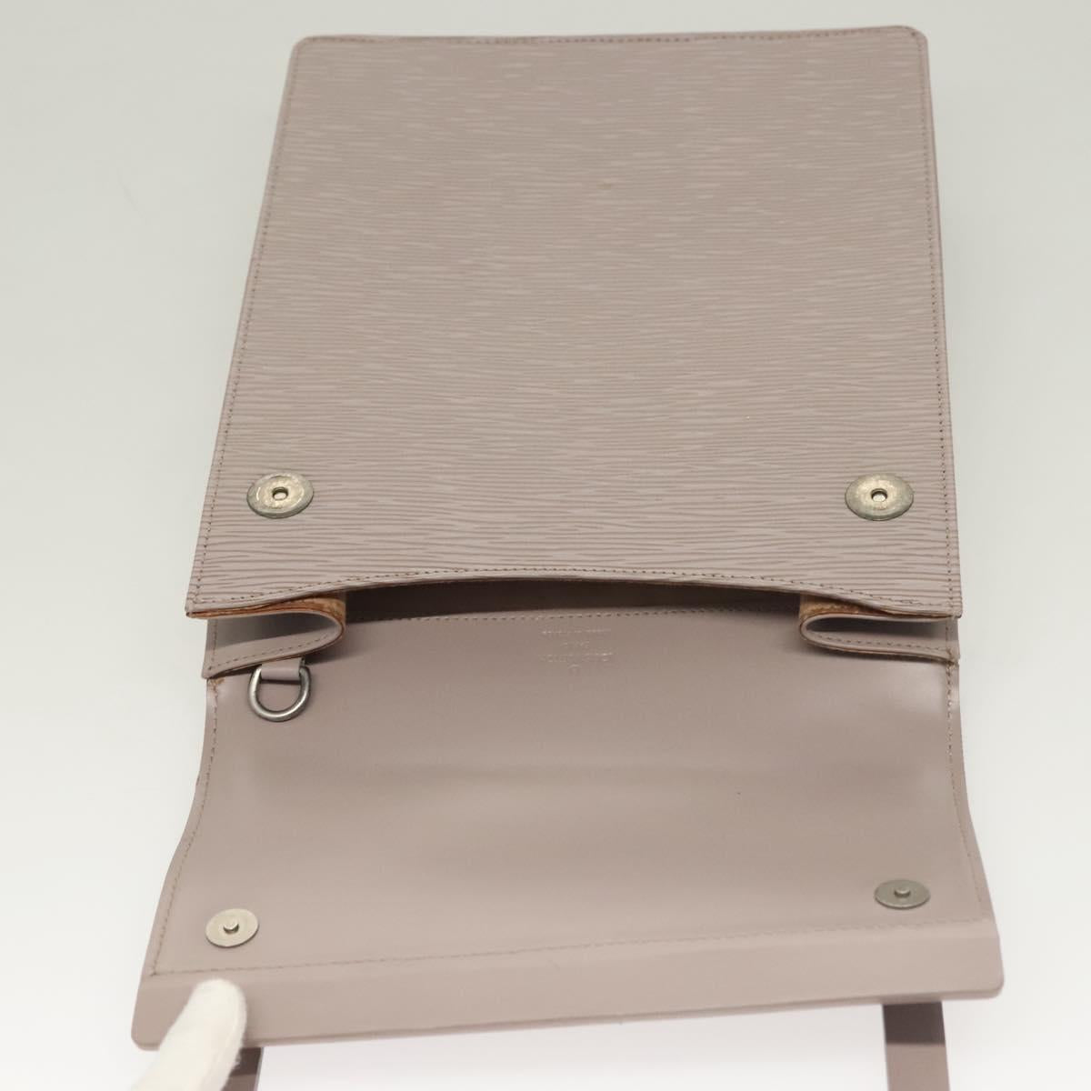 LOUIS VUITTON Epi Ramatuelle Shoulder Bag Lilac M5247C LV Auth bs27261