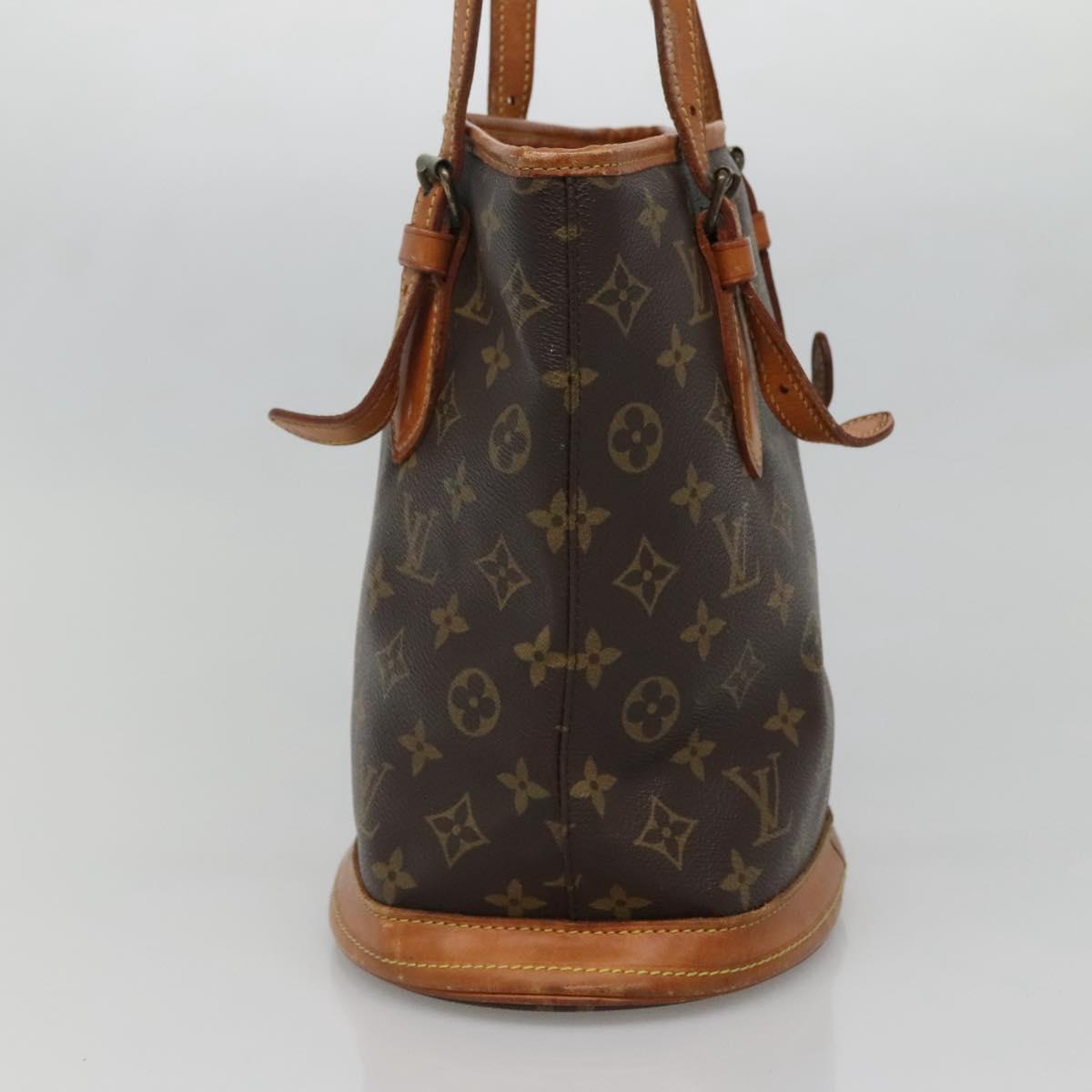 LOUIS VUITTON Monogram Bucket PM Shoulder Bag Vintage M42238 LV Auth bs27316