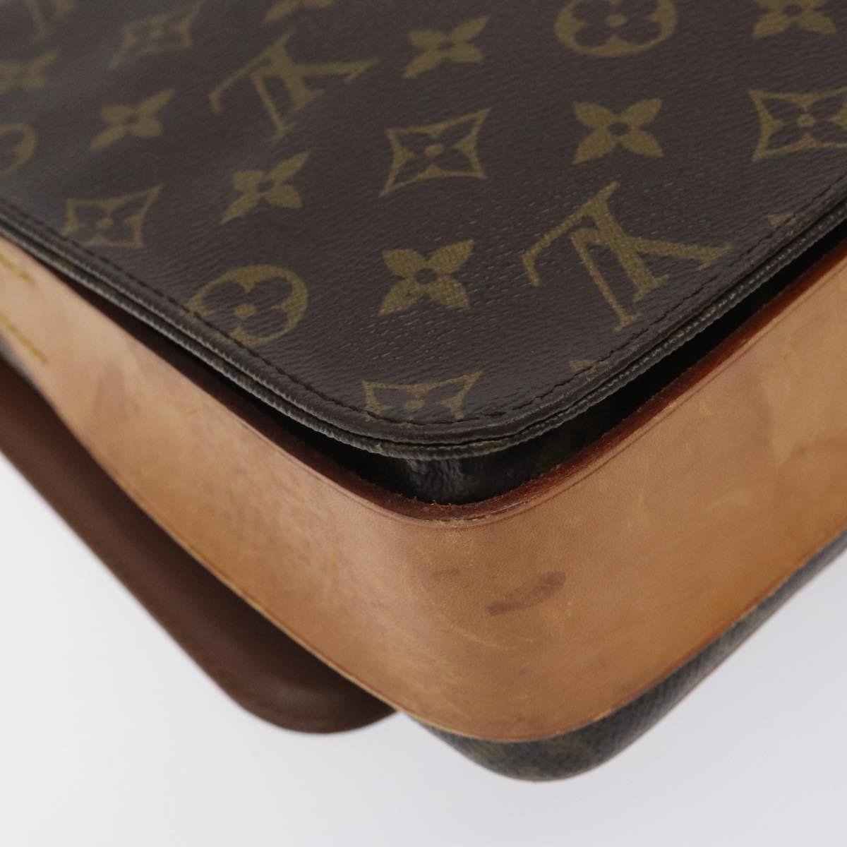 LOUIS VUITTON Monogram Cartouchiere GM Shoulder Bag M51252 LV Auth bs27318
