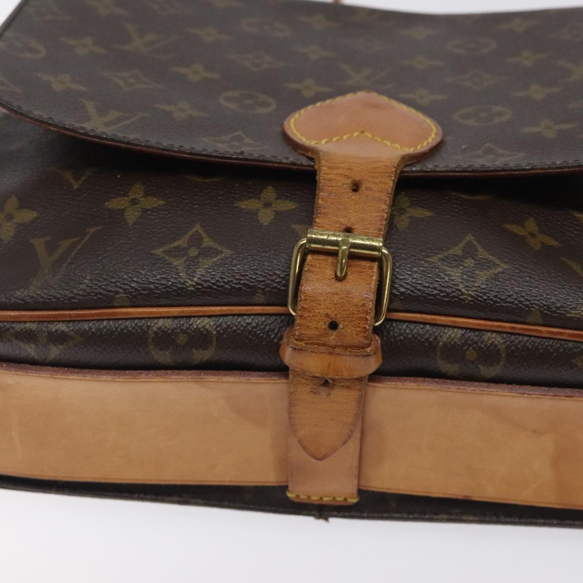 LOUIS VUITTON Monogram Cartouchiere GM Shoulder Bag M51252 LV Auth bs27318