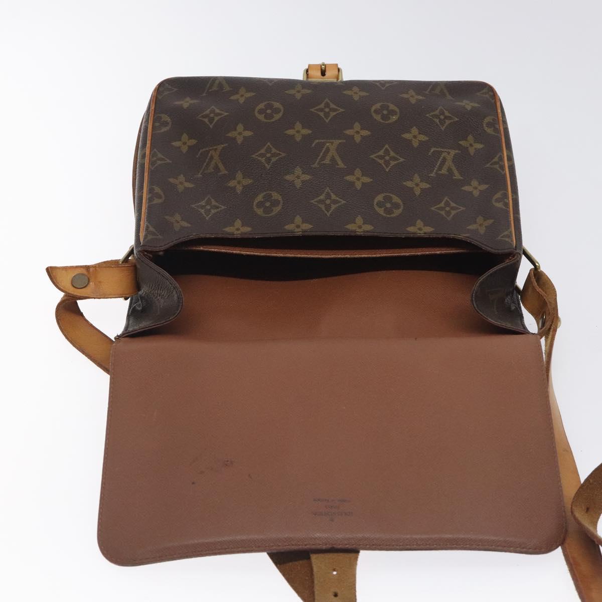 LOUIS VUITTON Monogram Cartouchiere GM Shoulder Bag M51252 LV Auth bs27318
