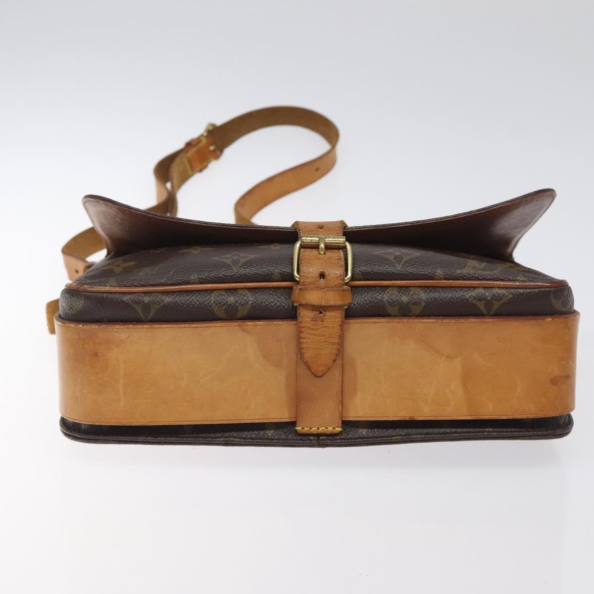 LOUIS VUITTON Monogram Cartouchiere GM Shoulder Bag M51252 LV Auth bs27318