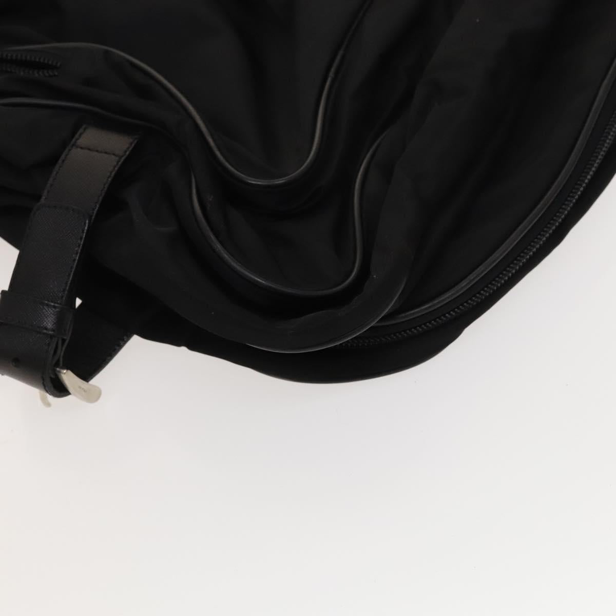 PRADA Garment Cover Nylon Black Auth bs27437