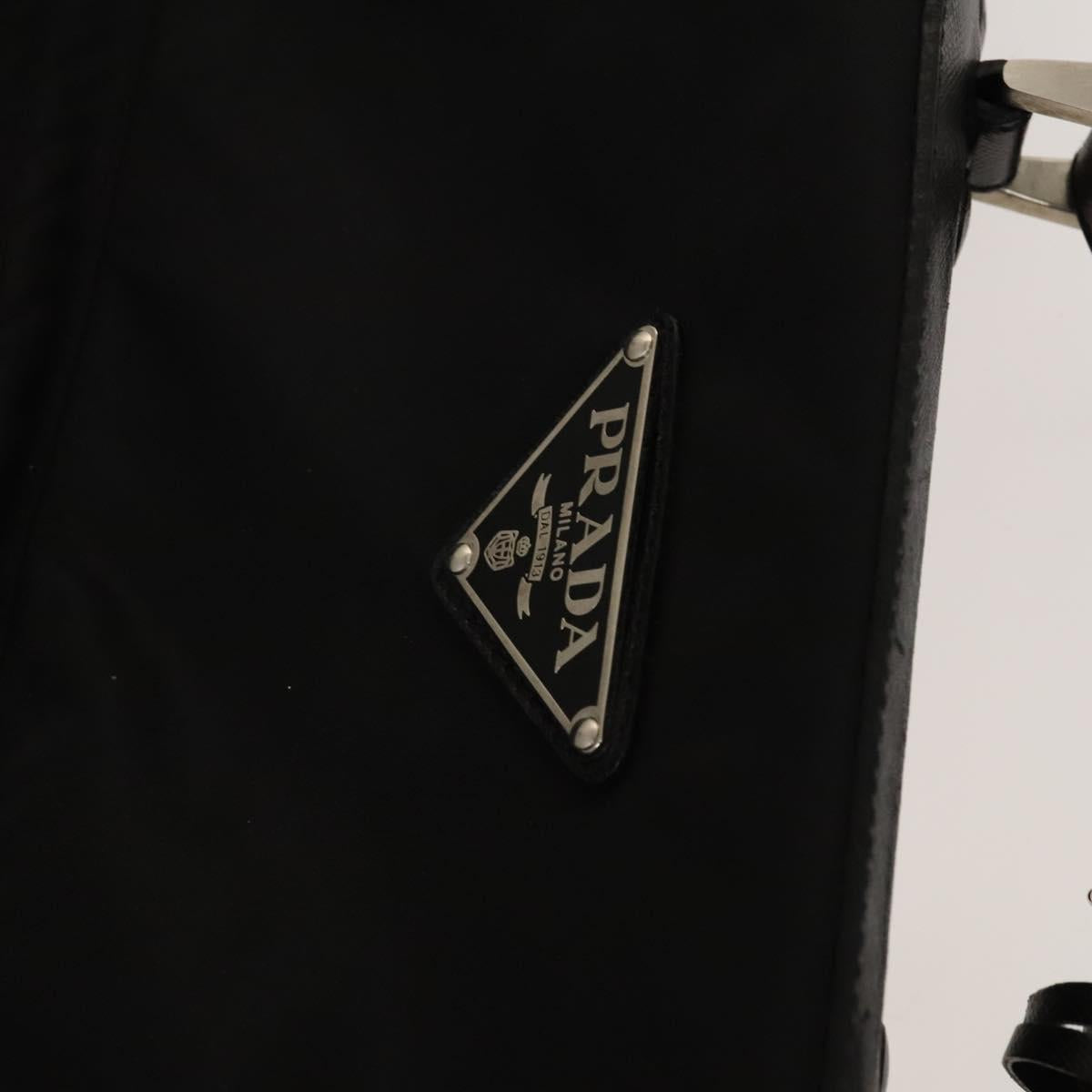 PRADA Garment Cover Nylon Black Auth bs27437