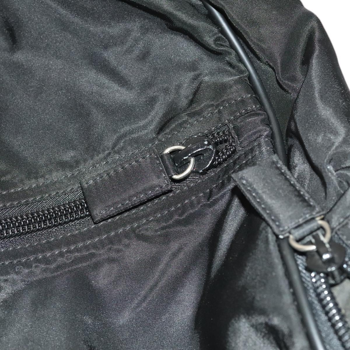 PRADA Garment Cover Nylon Black Auth bs27437