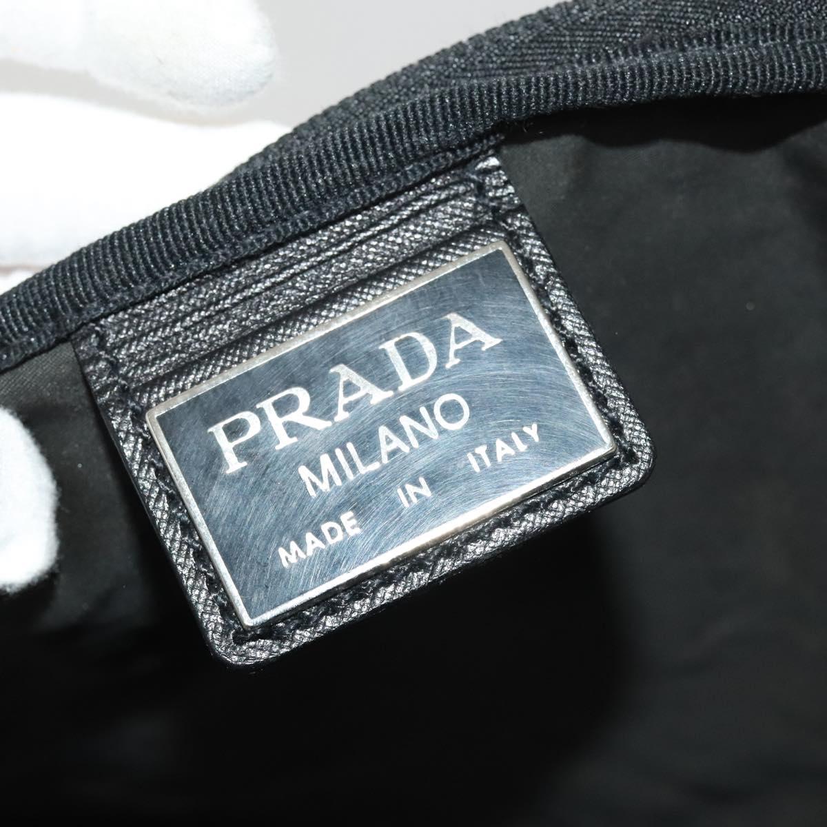 PRADA Garment Cover Nylon Black Auth bs27437