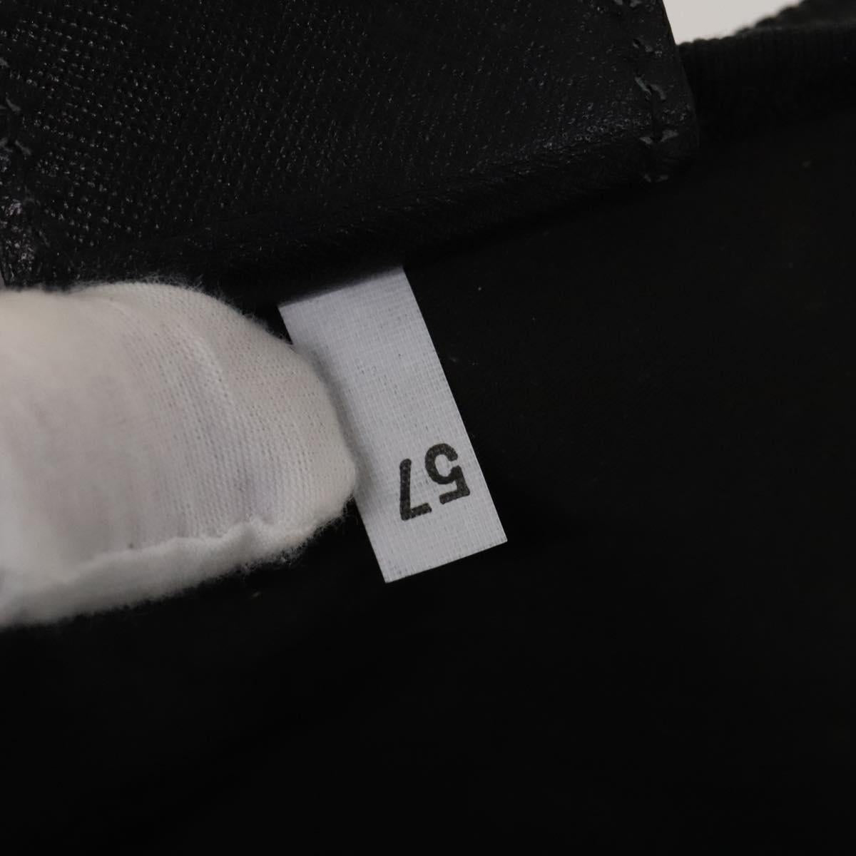 PRADA Garment Cover Nylon Black Auth bs27437