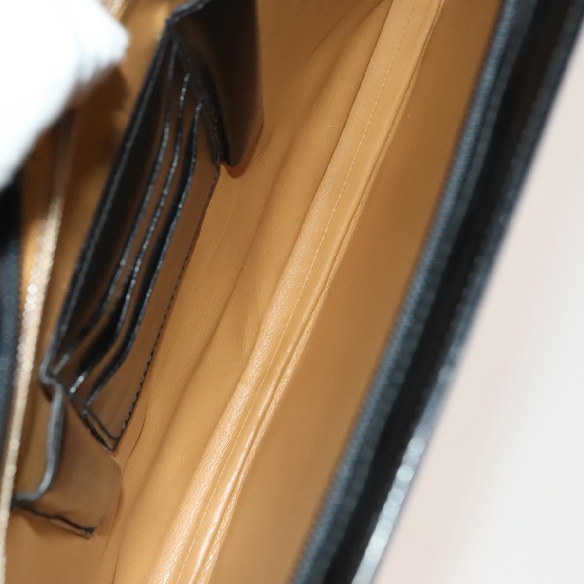 BALLY Shoulder Bag Canvas Leather 3Set Bordeaux Black white Auth bs27462