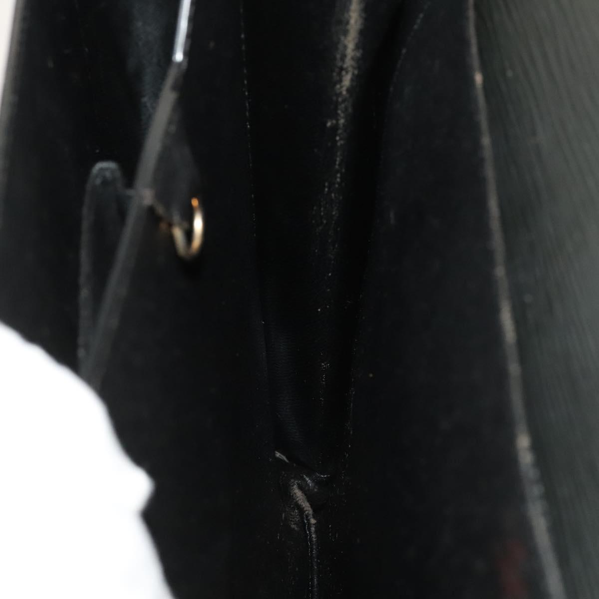 LOUIS VUITTON Epi Serviette Conseiller Business Bag Black M54422 LV Auth bs27487