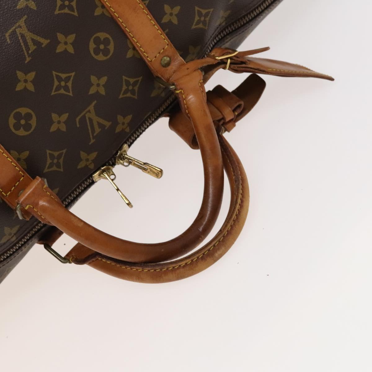 LOUIS VUITTON Monogram Keepall 60 Boston Bag M41422 LV Auth bs27500