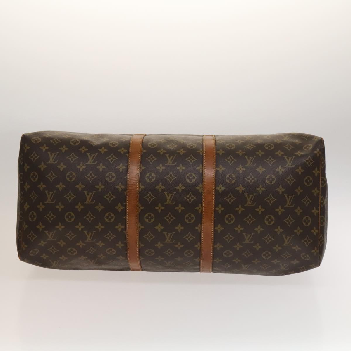 LOUIS VUITTON Monogram Keepall 60 Boston Bag M41422 LV Auth bs27500