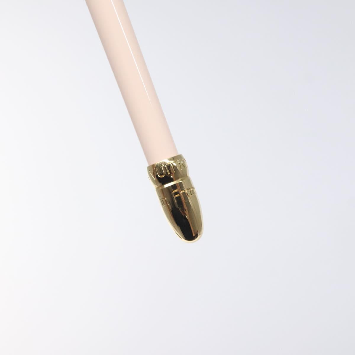 LOUIS VUITTON Mechanical Pencil Pen Pink LV Auth bs27529
