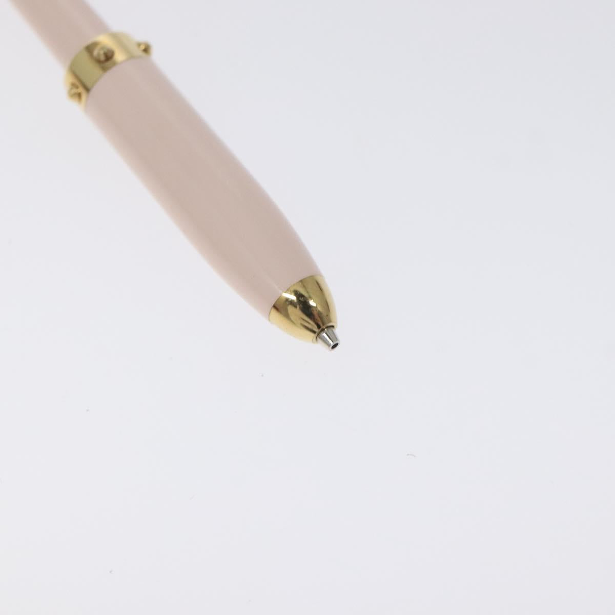LOUIS VUITTON Mechanical Pencil Pen Pink LV Auth bs27529