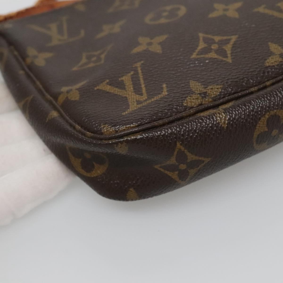 LOUIS VUITTON Monogram Pochette Accessoires Pouch M51980 LV Auth bs27577