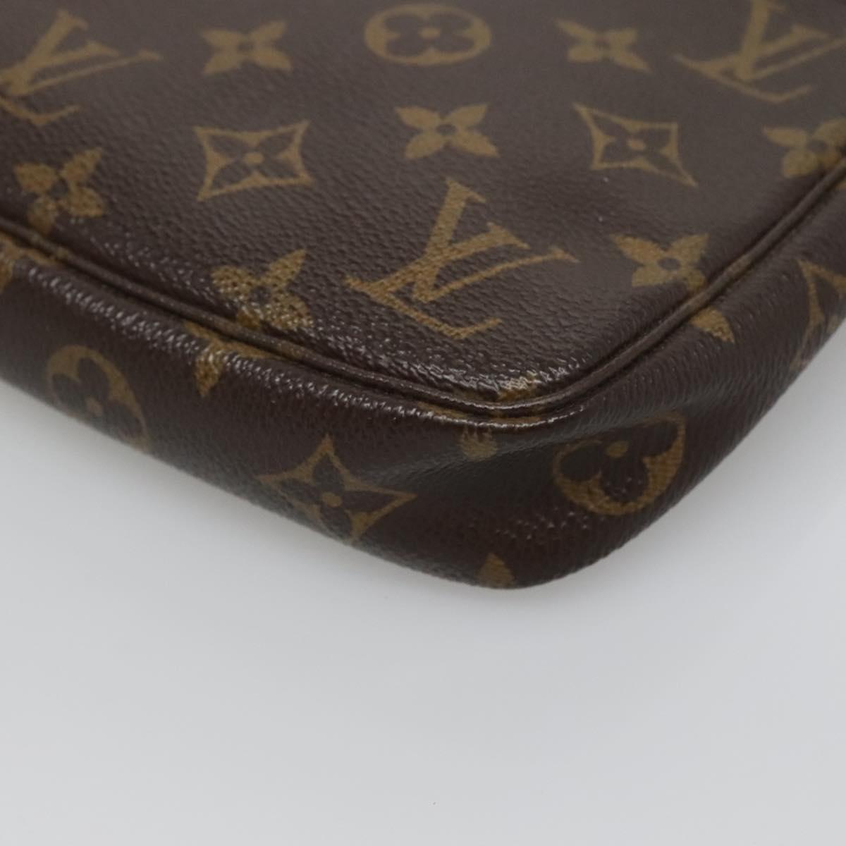LOUIS VUITTON Monogram Pochette Accessoires Pouch M51980 LV Auth bs27577