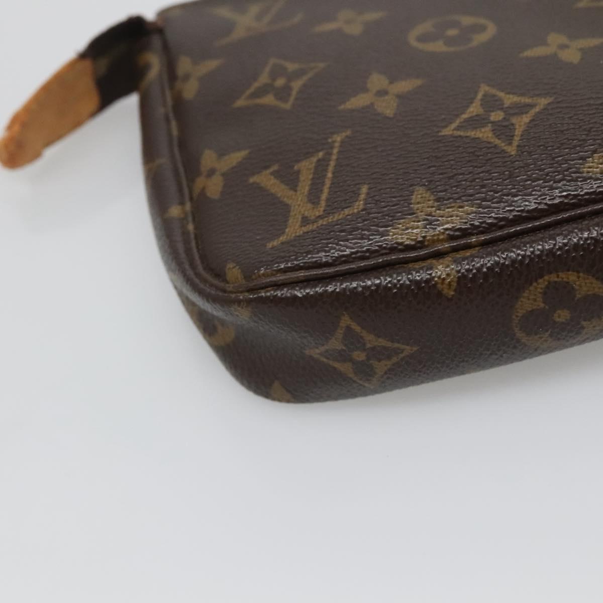 LOUIS VUITTON Monogram Pochette Accessoires Pouch M51980 LV Auth bs27577