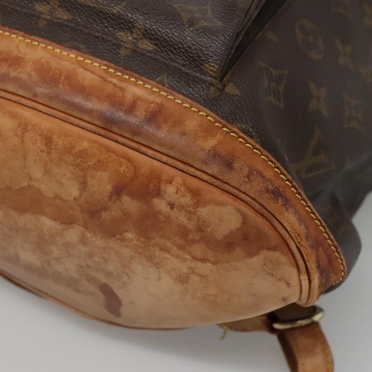 LOUIS VUITTON Monogram Montsouris GM Backpack M51135 LV Auth bs27583